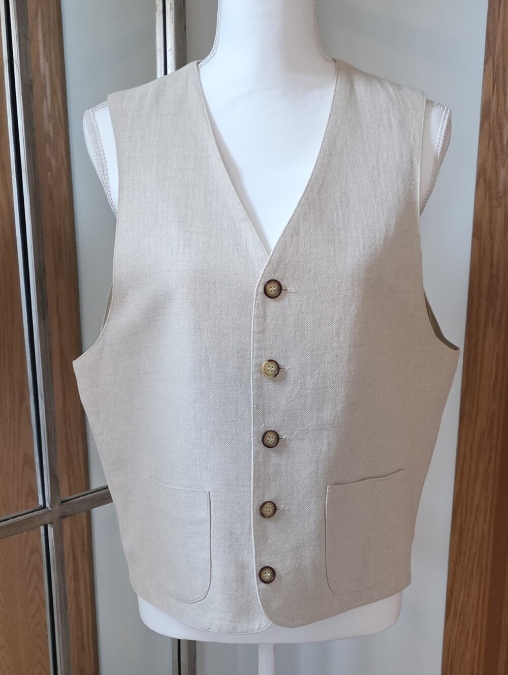 Structure Le Collexioni Linen Vest